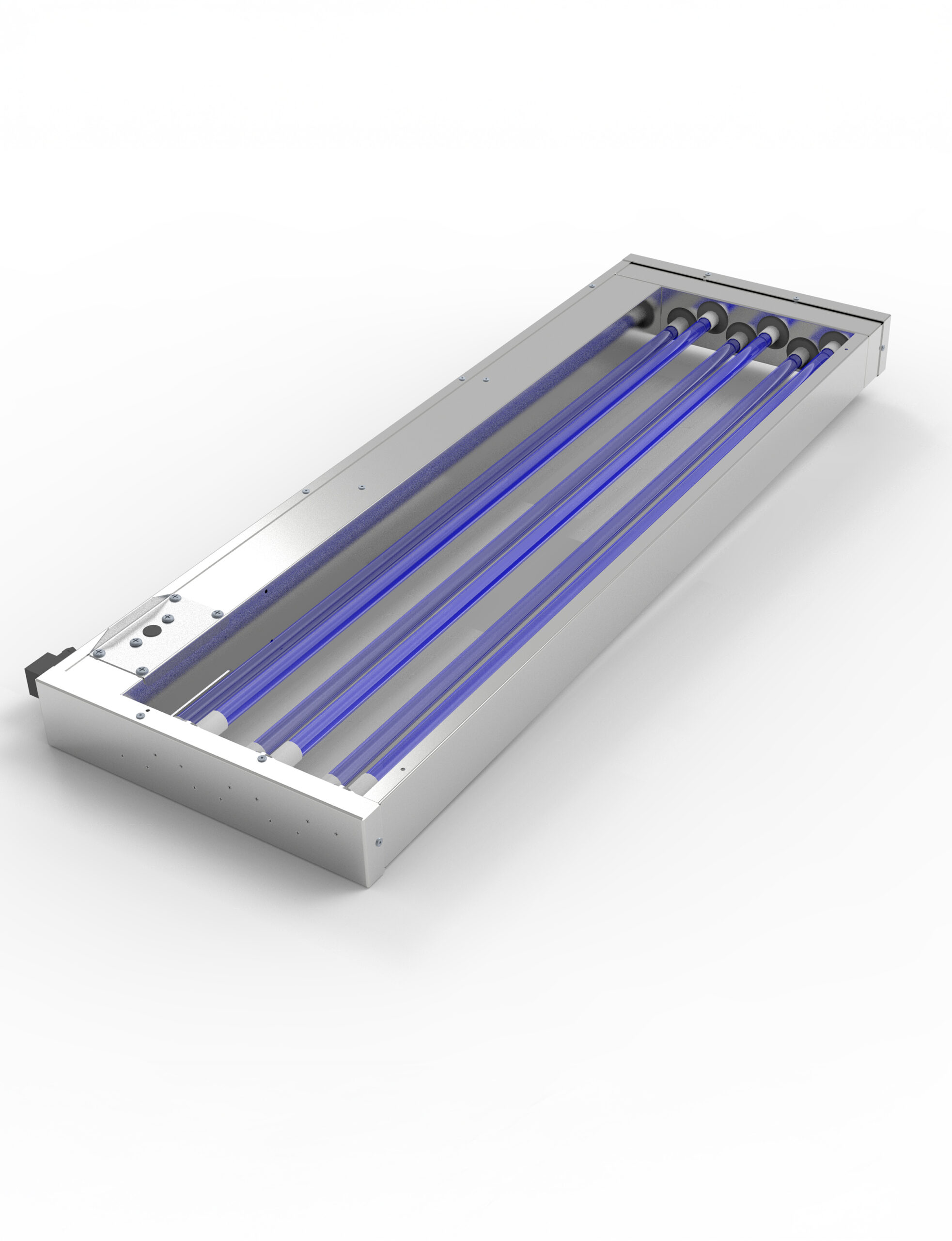Um purificador de ar que usa luz UV e é fabricado pela UVtech